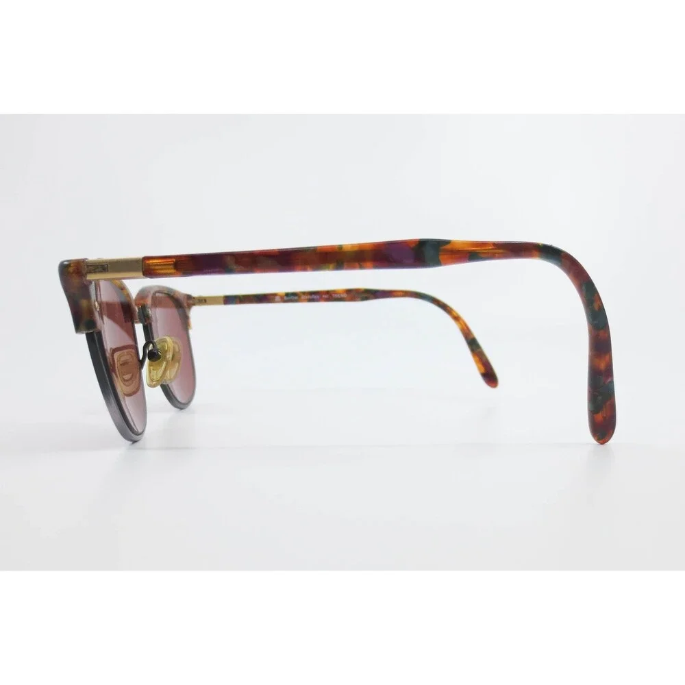 BerDel Sferoflex PAT TREND Aztecplum Tortoise Shell Clubmaster Frames Italy